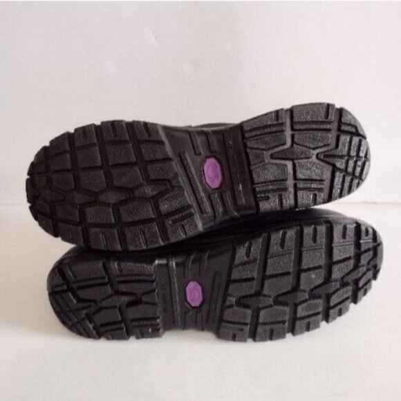 Avenger Work Boots A7124 Medium Steel Toe Black Leather Womens 11 - Picture 8 of 9